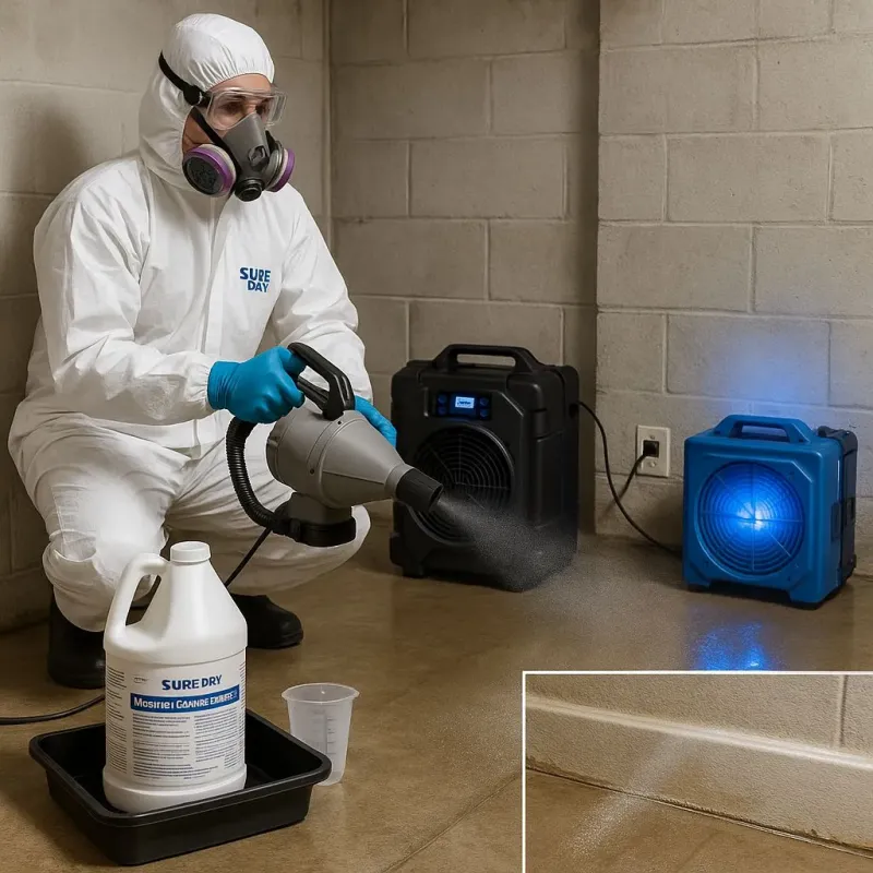 Sanitization and Odor Removal process in Arden Hills, MN