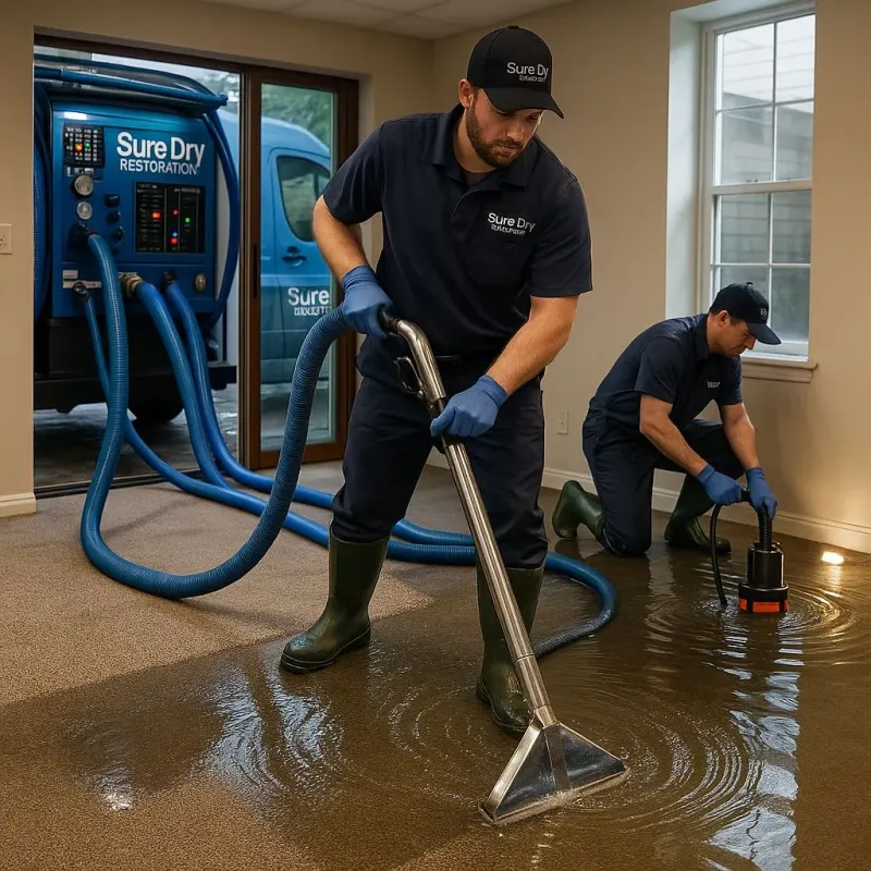 Water Extraction and Removal process in Arden Hills, MN